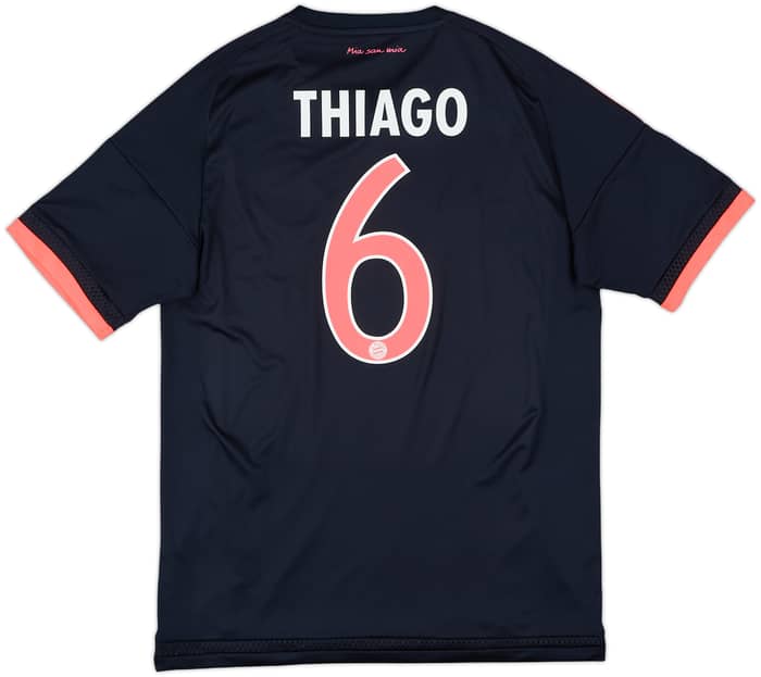 2015-16 Bayern Munich Third Shirt Thiago #6 - 10/10 - (M)
