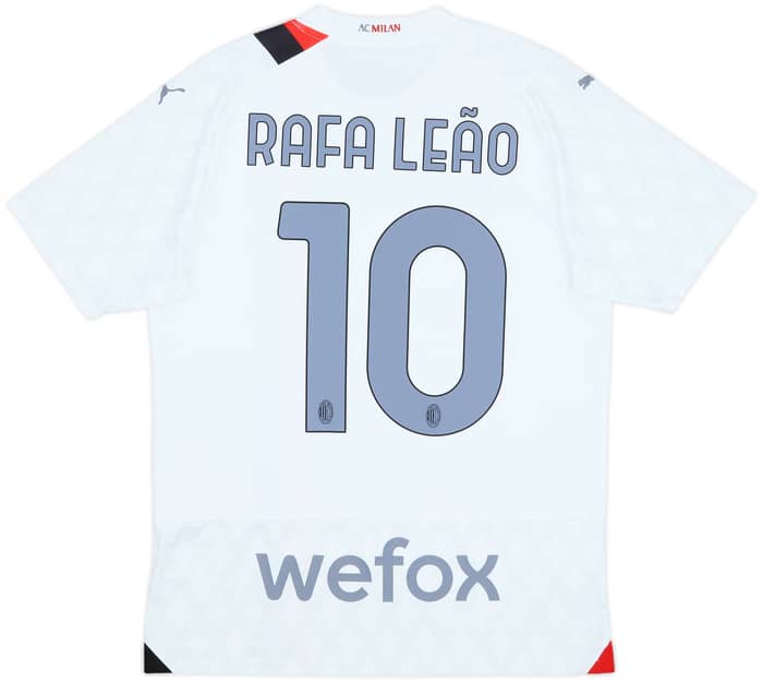 2023-24 AC Milan Away Shirt Rafa Leao #10 - 9/10 - (M)