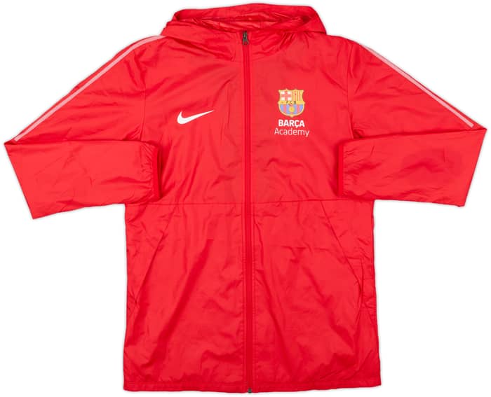 2018-19 Barcelona Academy Nike Hooded Rain Jacket - 6/10 - (M)