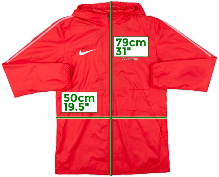 2018-19 Barcelona Academy Nike Hooded Rain Jacket - 6/10 - (M)