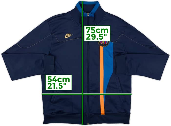 2007-08 Barcelona Nike Track Jacket - 7/10 - (L)