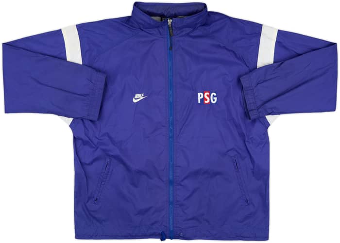 1992-93 Paris Saint-Germain Nike Hooded Track Jacket - 9/10 - (XL)