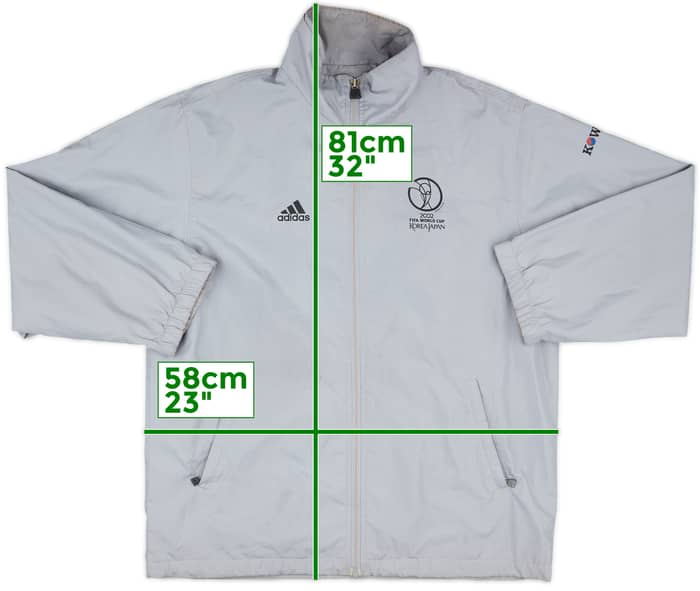 2002 South Korea World Cup Hooded Rain Jacket - 6/10 - (L)