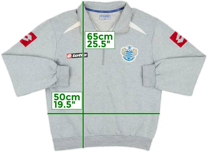 2012-13 QPR Lotto 1/4 Zip Sweat Top - 6/10 - (M)