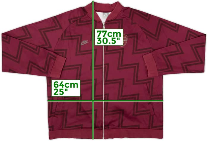 2009-10 Arsenal Nike Track Jacket - 8/10 - (XXL)