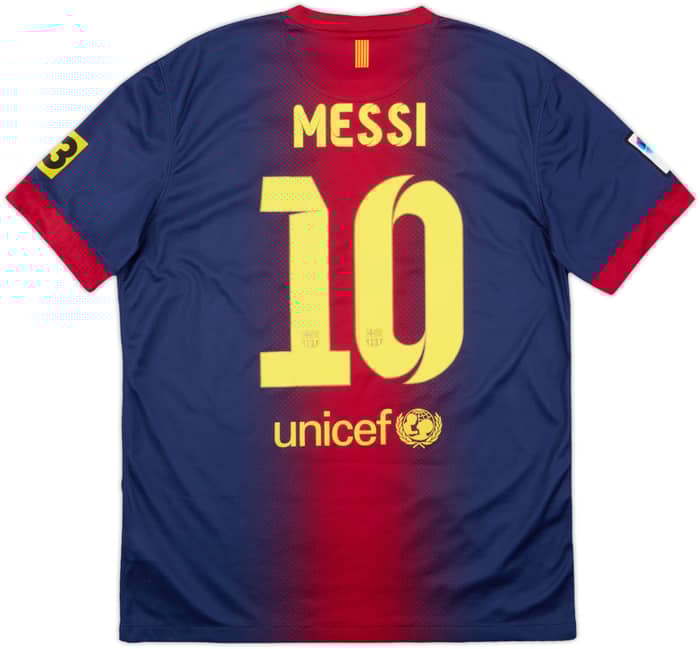2012-13 Barcelona Home Shirt Messi #10 - 8/10 - (L)
