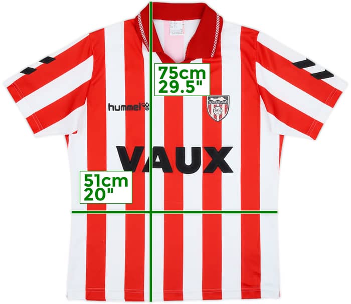 1991-94 Sunderland Home Shirt - 10/10 - (M)