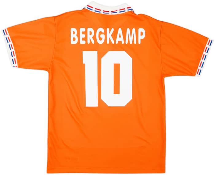 1996 Netherlands Home Shirt Bergkamp #10 - 9/10 - (L)