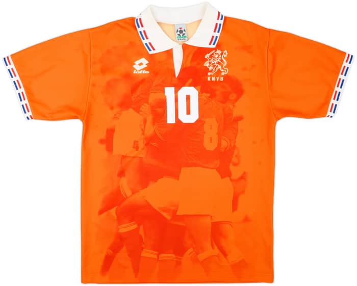 1996 Netherlands Home Shirt Bergkamp #10 - 9/10 - (L)