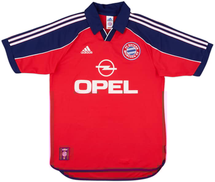 1999-01 Bayern Munich Home Shirt Elber #9 - 8/10 - (S)