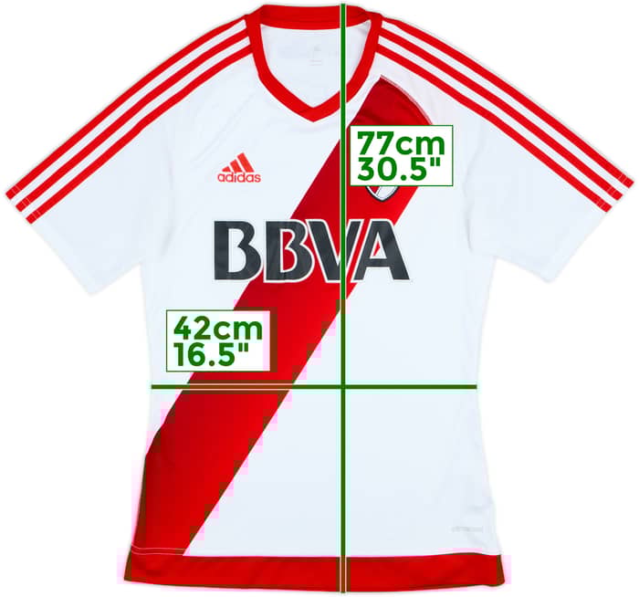 2016-17 River Plate Home Shirt - 8/10 - (S)
