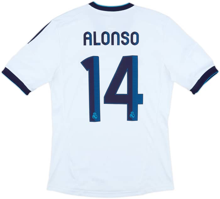2012-13 Real Madrid Home Shirt Alonso #14 - 6/10 - (S)