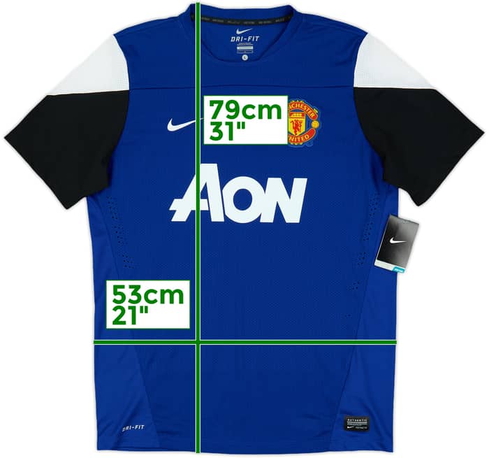 2013-14 Manchester United Player Issue Nike Training Shirt (L)