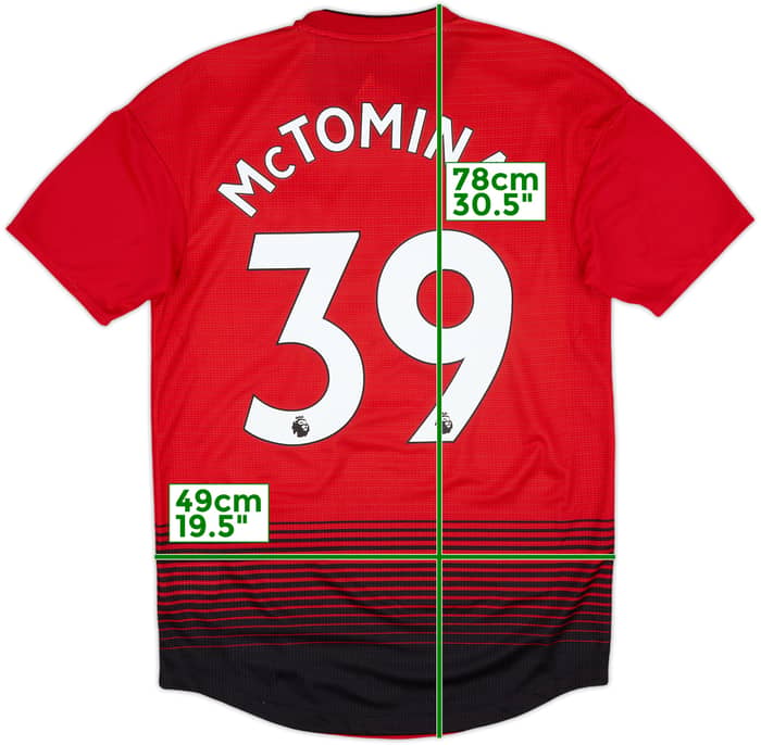 2018-19 Manchester United Player Issue Home Shirt McTominay #39 (S)