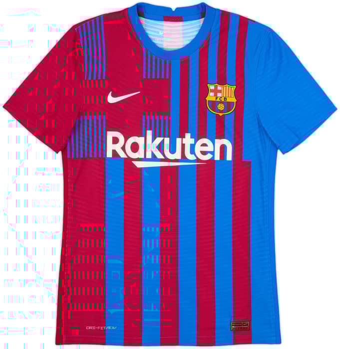 2021-22 Barcelona Authentic Home Shirt - 8/10 - (S)