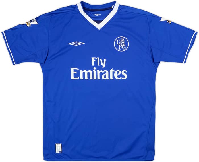 2003 Chelsea Home Shirt Zola #25 - 6/10 - (M)