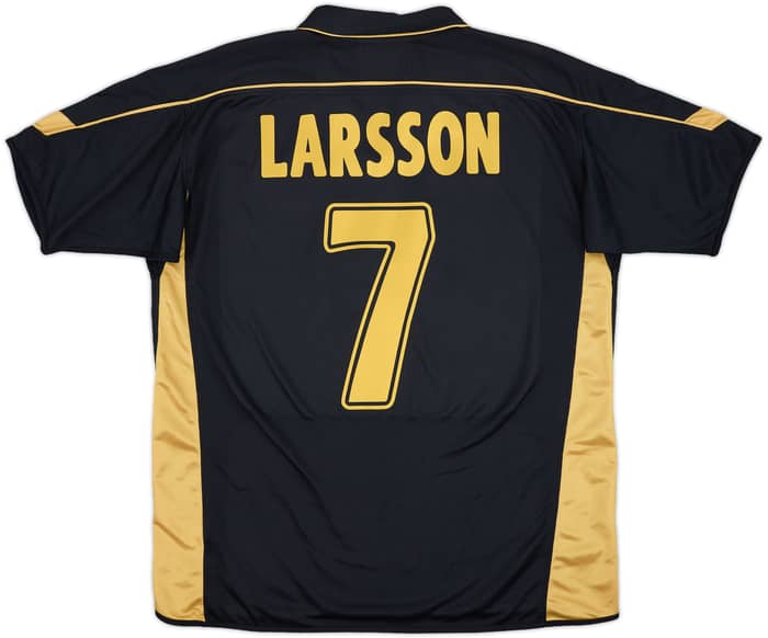 2003-04 Celtic Away Shirt Larsson #7 - 8/10 - (L)