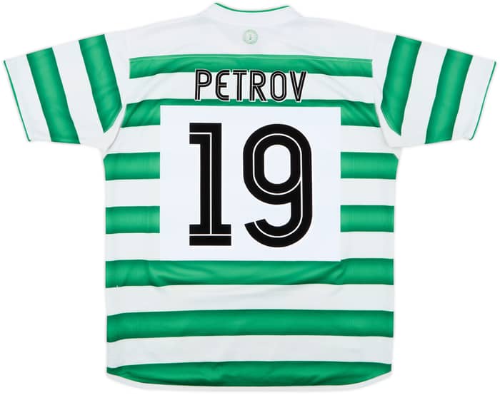 2003-04 Celtic Home Shirt Petrov #19 - 7/10 - (L)