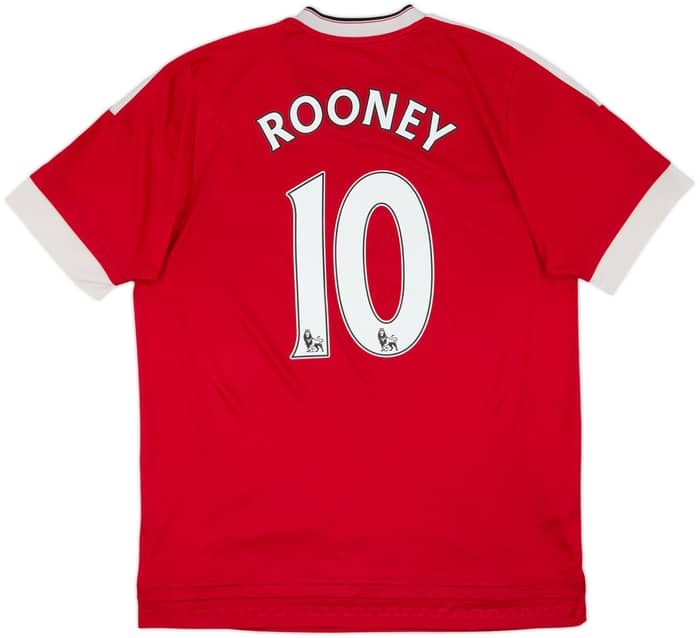 2015-16 Manchester United Home Shirt Rooney #10 - 5/10 - (L)