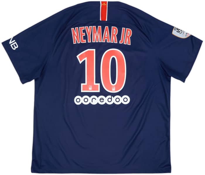 2018-19 Paris Saint-Germain Home Shirt Neymar Jr #10 - 8/10 - (XXL)