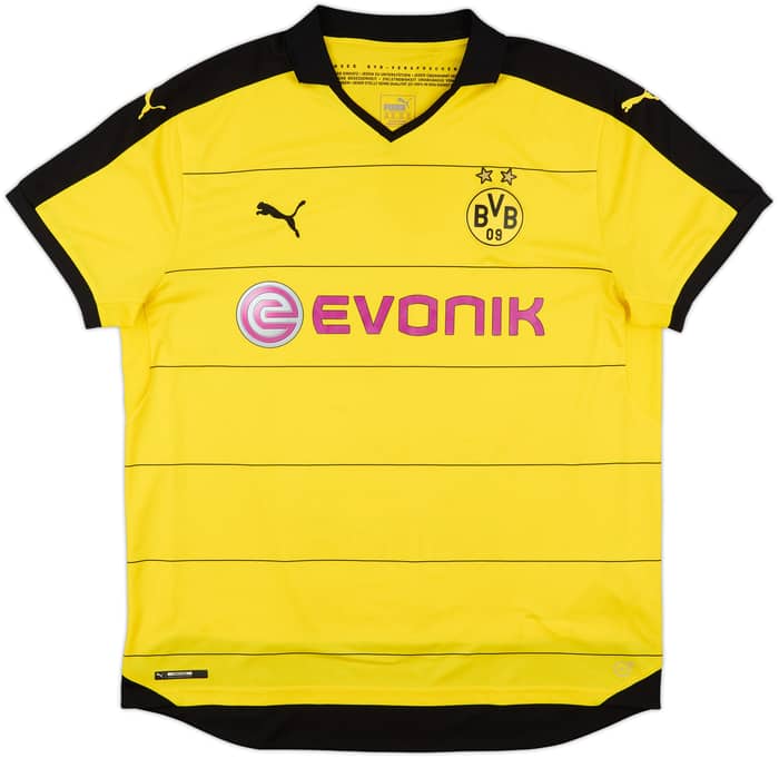 2015-16 Borussia Dortmund Home Shirt - 8/10 - (XXL)
