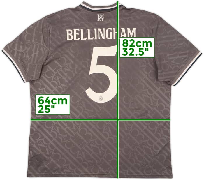 2024-25 Real Madrid Third Shirt Bellingham #5 - 10/10 - (XXL)