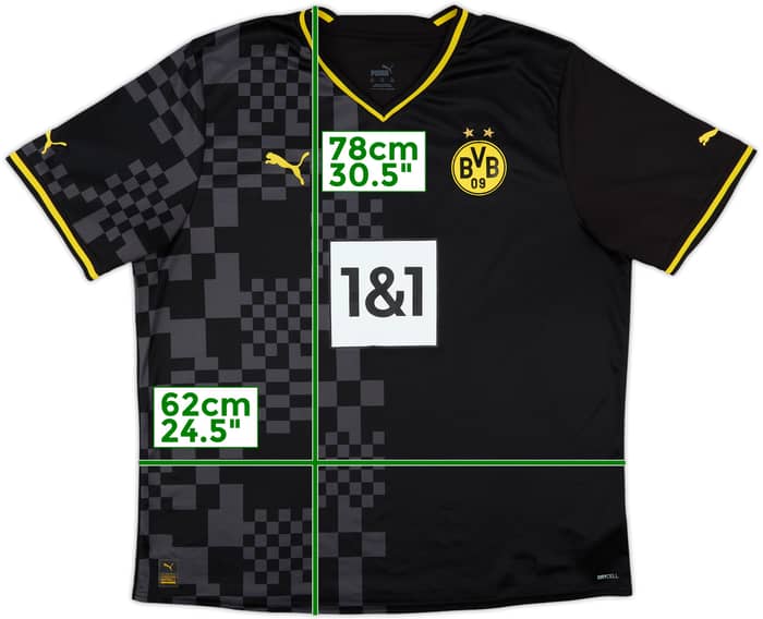 2022-23 Borussia Dortmund Away Shirt - 8/10 - (XXL)