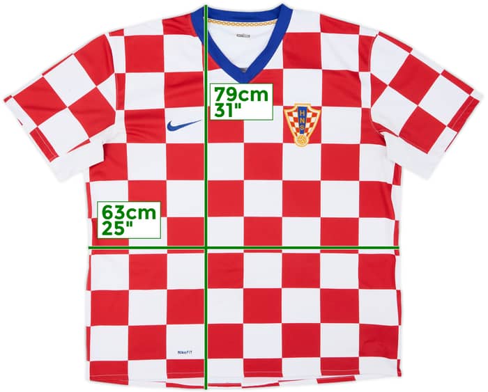 2008-09 Croatia Home Shirt - 7/10 - (XXL)