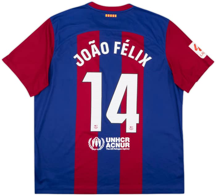 2023-24 Barcelona Home Shirt Joao Felix #14 - 8/10 - (XXL)
