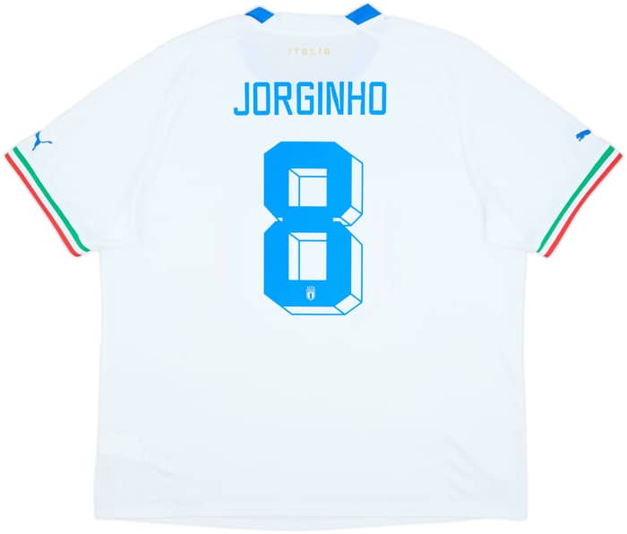 2022-23 Italy Away Shirt Jorginho #8 - 9/10 - (XXL)