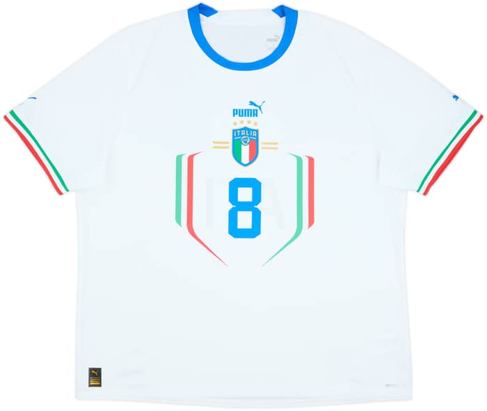 2022-23 Italy Away Shirt Jorginho #8 - 9/10 - (XXL)