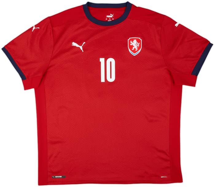 2020-22 Czech Republic Home Shirt Schick #10 - 9/10 - (XXL)