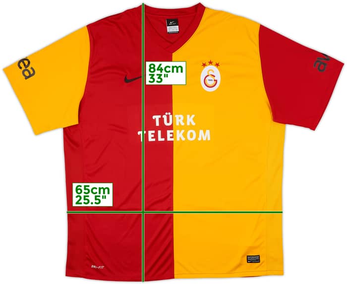 2011-12 Galatasaray Home Shirt - 10/10 - (XXL)