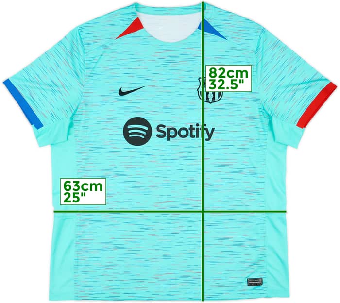 2023-24 Barcelona Third Shirt Gavi #6 - 9/10 - (XXL)