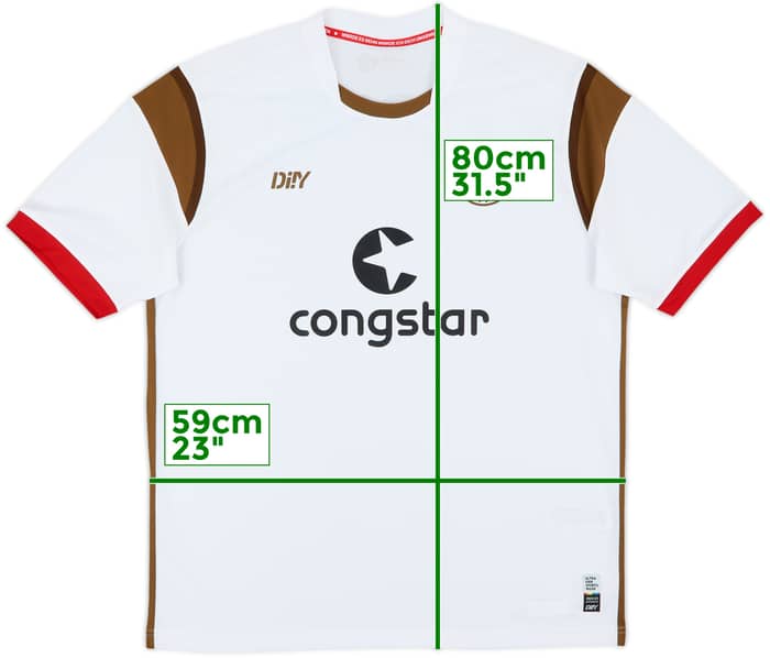 2022-23 St Pauli Away Shirt - 9/10 - (XL)