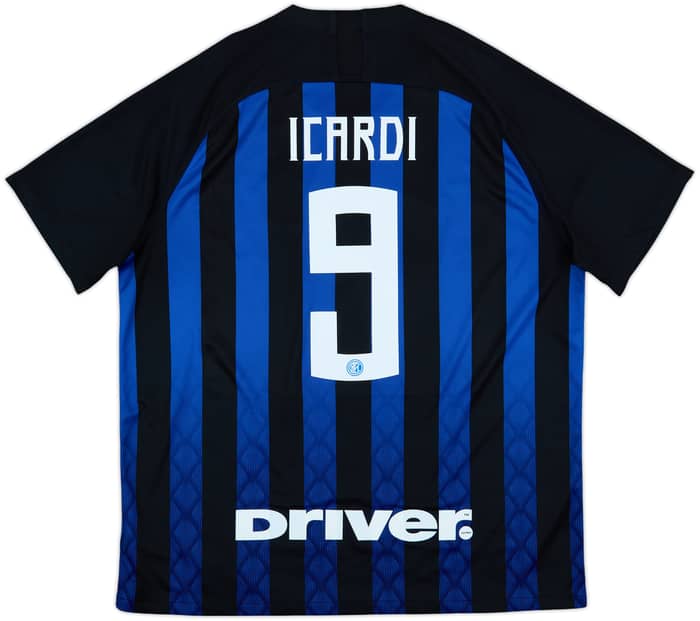 2018-19 Inter Milan Home Shirt Icardi #9 - 7/10 - (XXL)