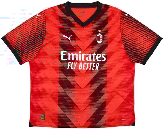 2023-24 AC Milan Home Shirt Rafa Leao #10 - 9/10 - (XXL)