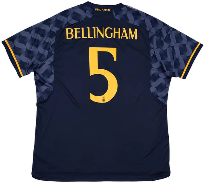 2023-24 Real Madrid Away Shirt Bellingham #5 - 8/10 - (XXL)