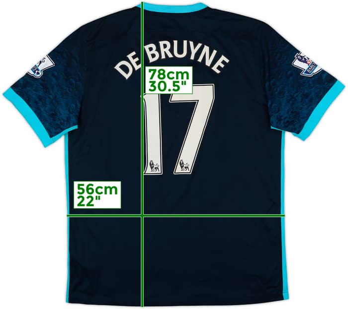 2015-16 Manchester City Away Shirt De Bruyne #17 - 5/10 - (L)