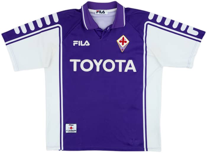 1999-00 Fiorentina Home Shirt Batistuta #9 - 6/10 - (L)