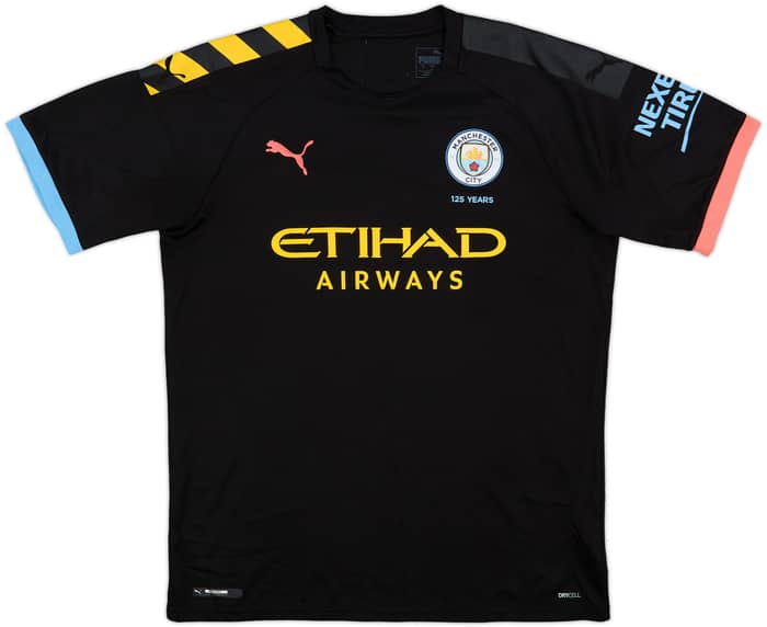 2019-20 Manchester City Away Shirt Kun Aguero #10 - 10/10 - (L)