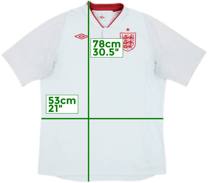 2012-13 England Home Shirt - 5/10 - (L)