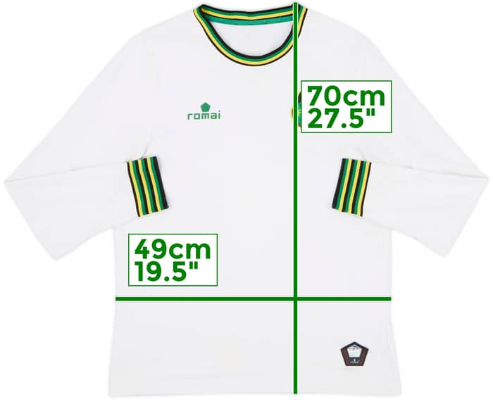 2016-17 Jamaica Romai Training L/S Shirt - 7/10 - (M)