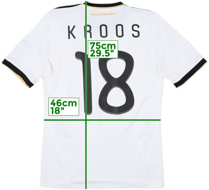 2010-11 Germany Home Shirt Kroos #18 - 6/10 - (S)