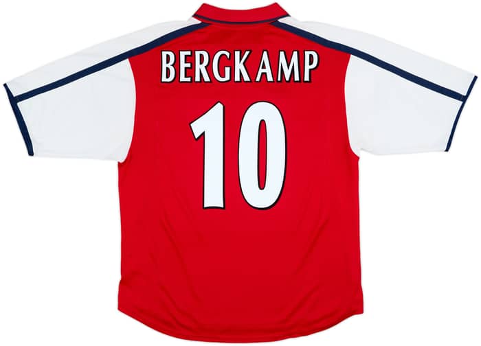 2000-02 Arsenal Home Shirt Bergkamp #10 - 5/10 - (XL)