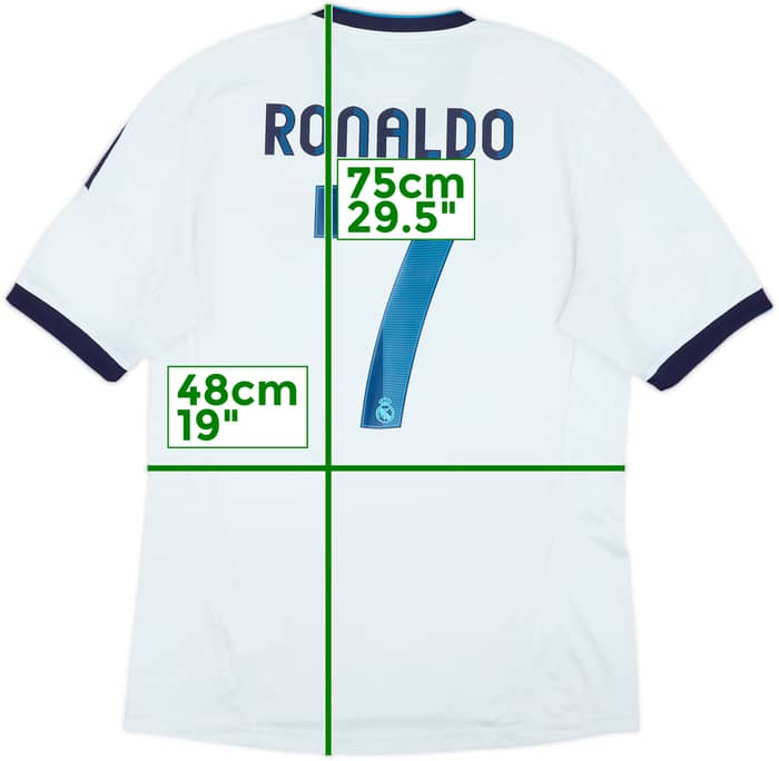 2012-13 Real Madrid Home Shirt Ronaldo #7 - 6/10 - (M)