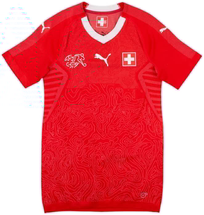 2018-20 Switzerland Authentic Home Shirt - 5/10 - (M)