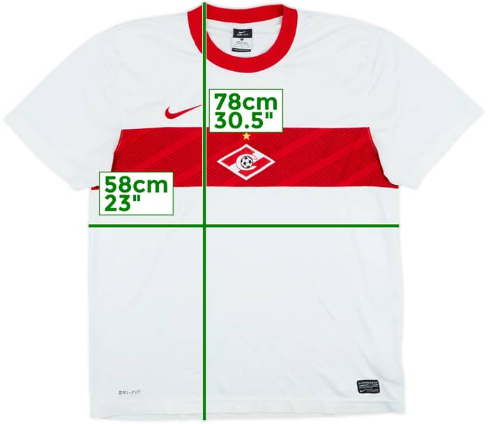 2011-12 Spartak Moscow Basic Away Shirt - 5/10 - (L)