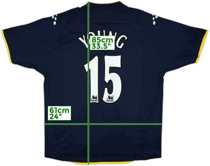 2006-07 Watford Away Shirt Young #15 - 7/10 - (XXL)