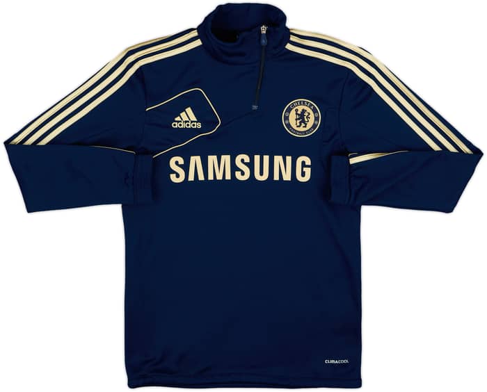 2012-13 Chelsea adidas 1/4 Zip Training Top - 10/10 - (S)